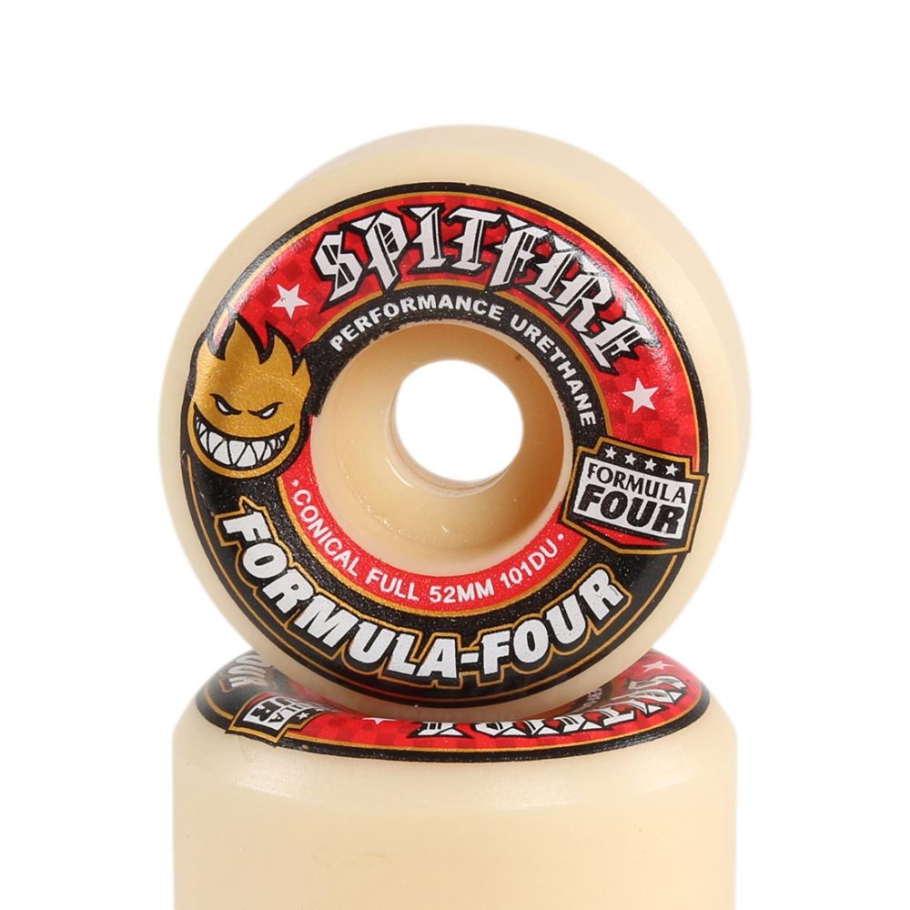 Spitfire Formula Four Conical Full 52mm Wheels - White