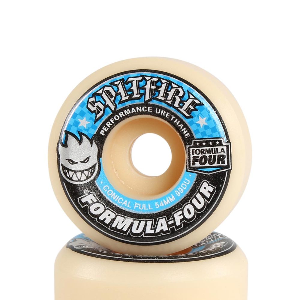 Spitfire Formula Four Conical Full 54mm Wheels - Off White