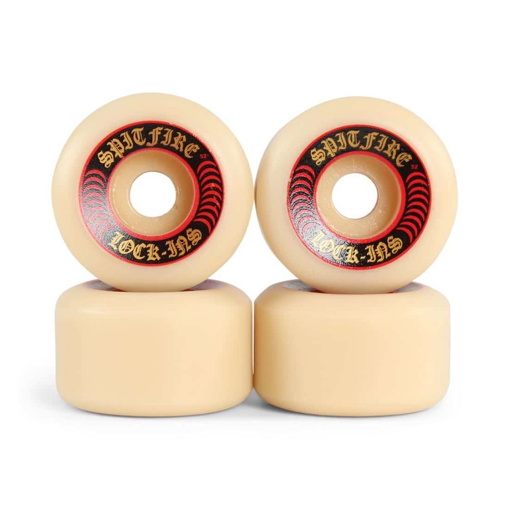 Spitfire Formula Four Lock-ins 101D 52mm Wheels - Off White