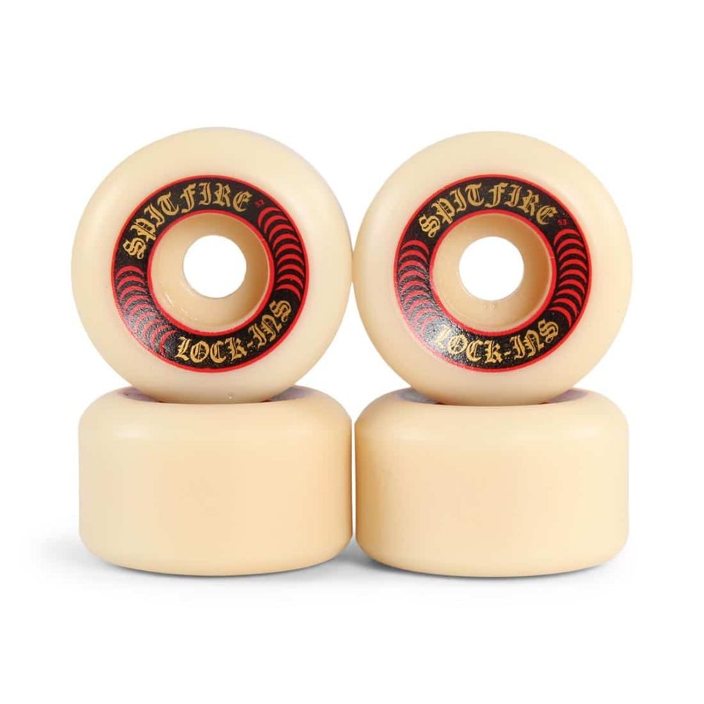 Spitfire Formula Four Lock-ins 101D 53mm Wheels - Off White