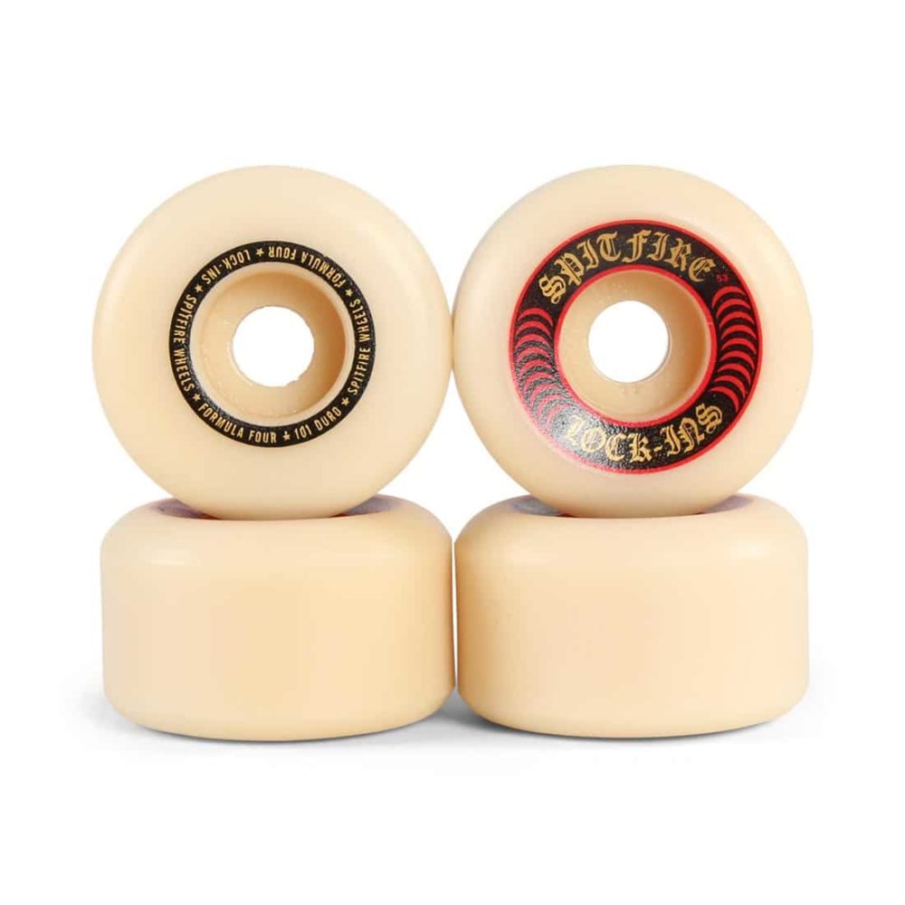 Spitfire Formula Four Lock-ins 101D 53mm Wheels - Off White