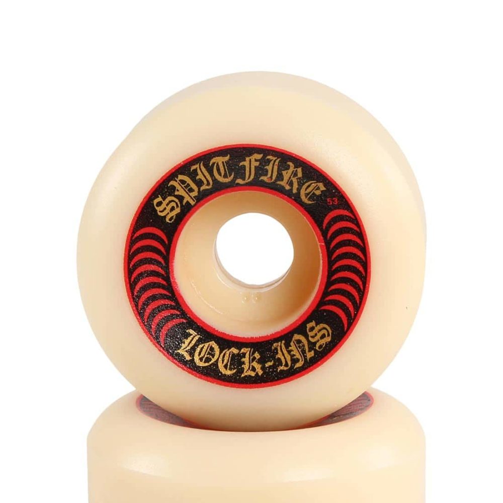 Spitfire Formula Four Lock-ins 101D 53mm Wheels - Off White