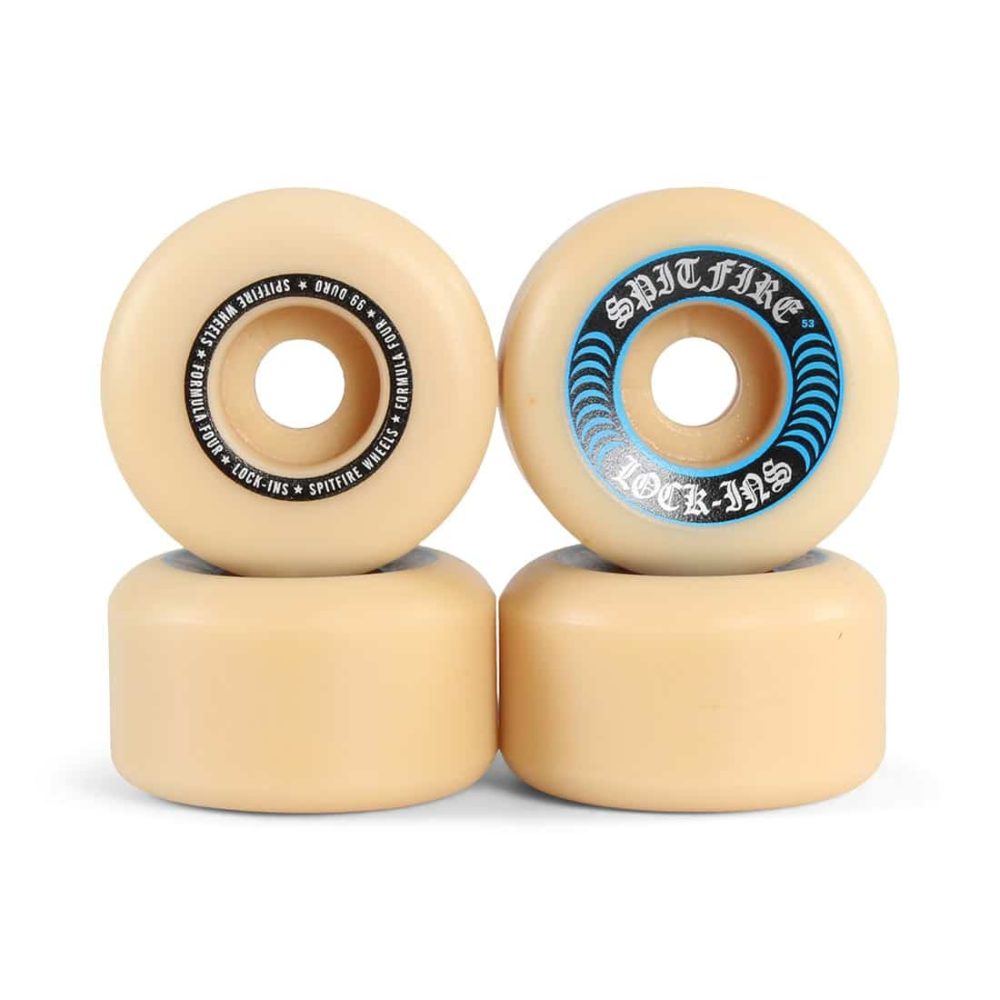 Spitfire Formula Four Lock-ins 53mm Wheels - Off White