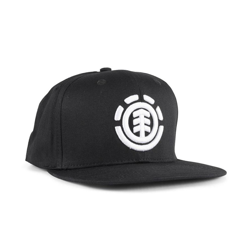 Element Knutsen Snapback Cap – Black / White