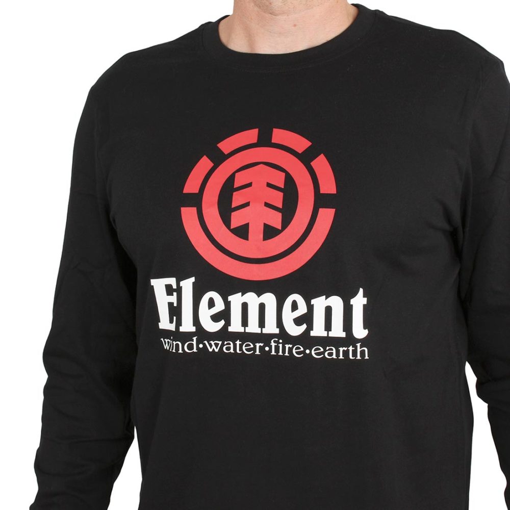Element Vertical L/S T-Shirt - Flint Black (SS19)