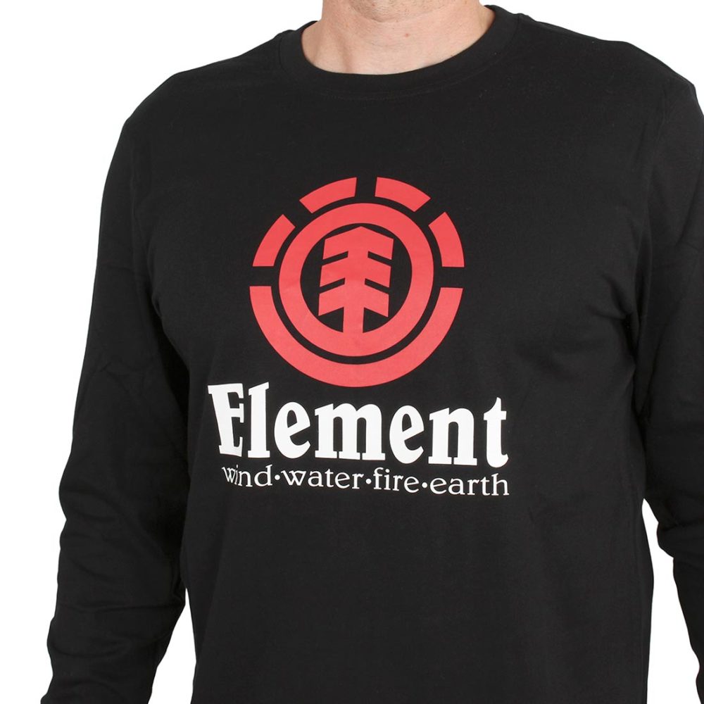 Element Vertical L/S T-Shirt – Flint Black (SS19)