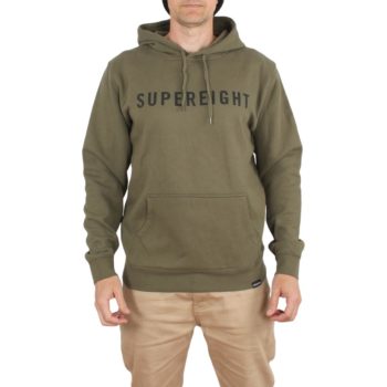 Supereight Supply Co Horizontal Pullover Hoodie – Army