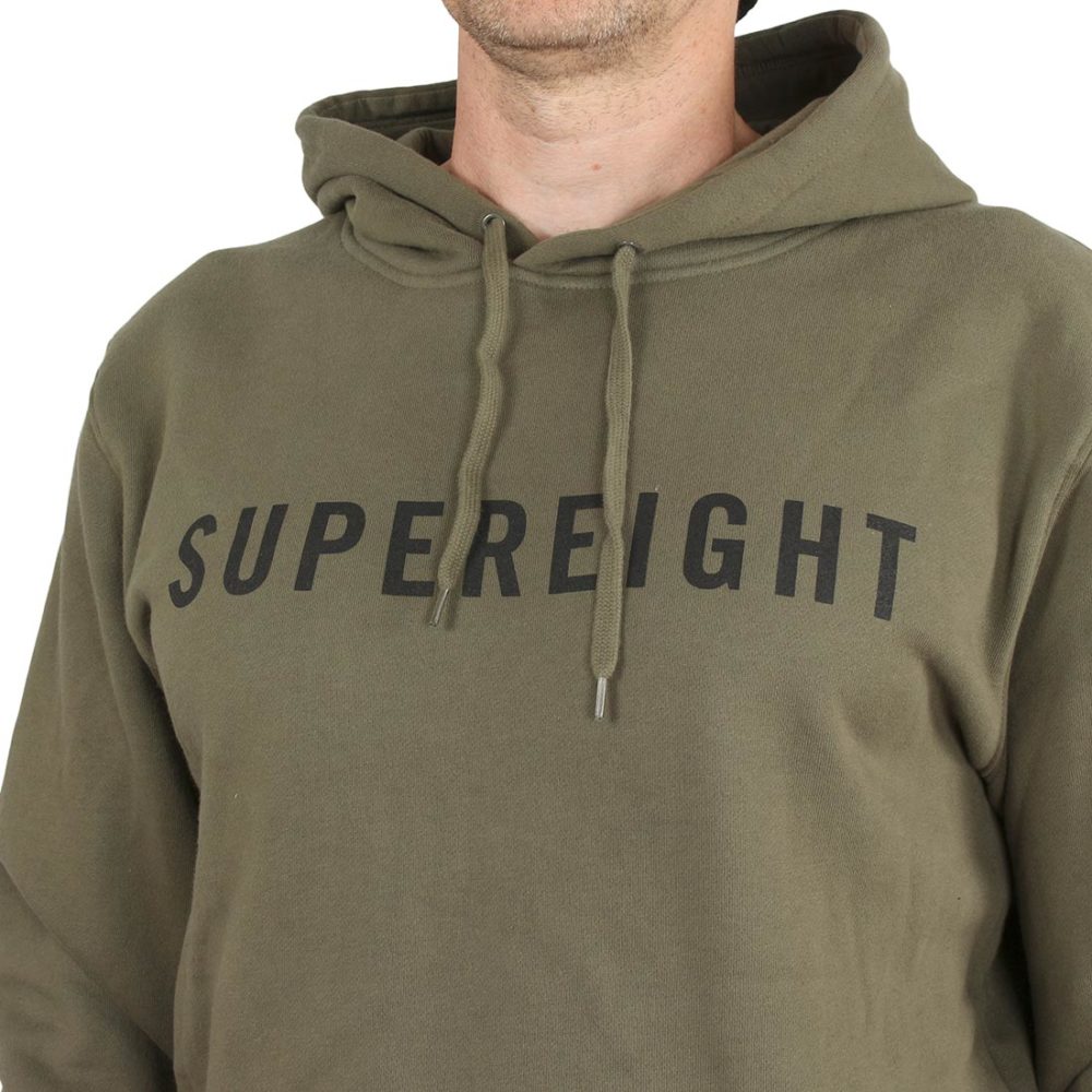 Supereight Supply Co Horizontal Pullover Hoodie – Army