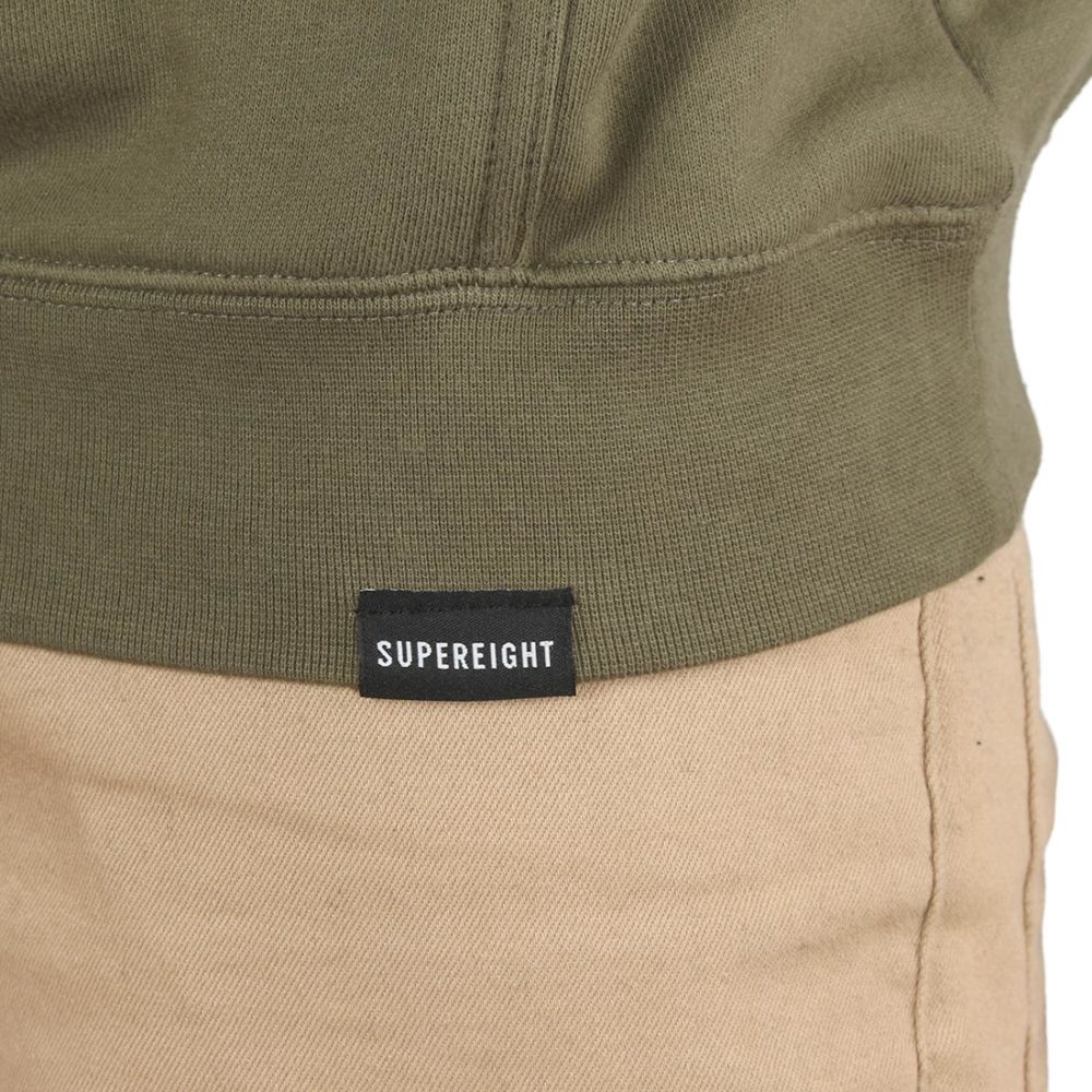 Supereight Supply Co Horizontal Pullover Hoodie – Army