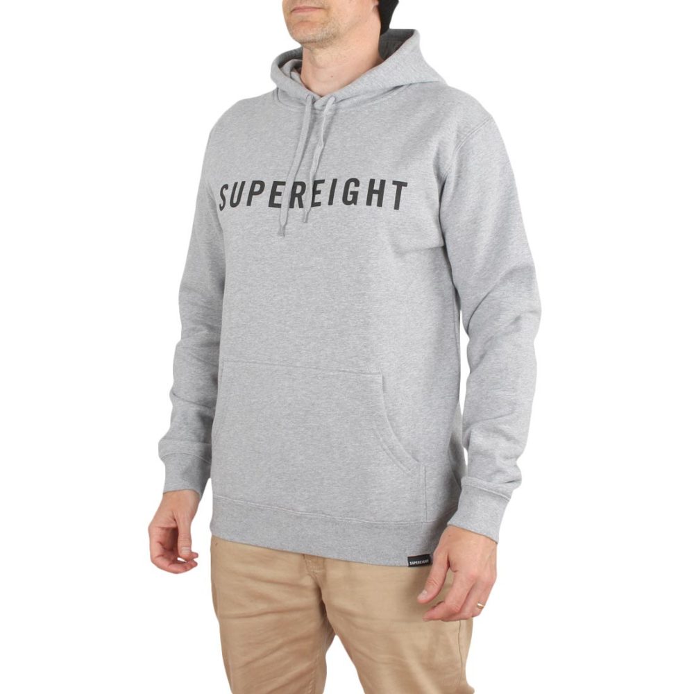 Supereight Supply Co Horizontal Pullover Hoodie - Athletic Heather