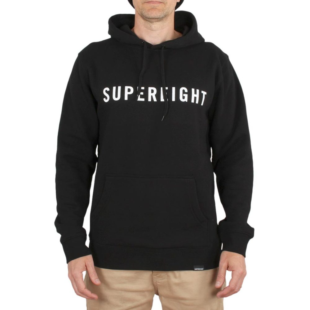 Supereight Supply Co Horizontal Pullover Hoodie – Black