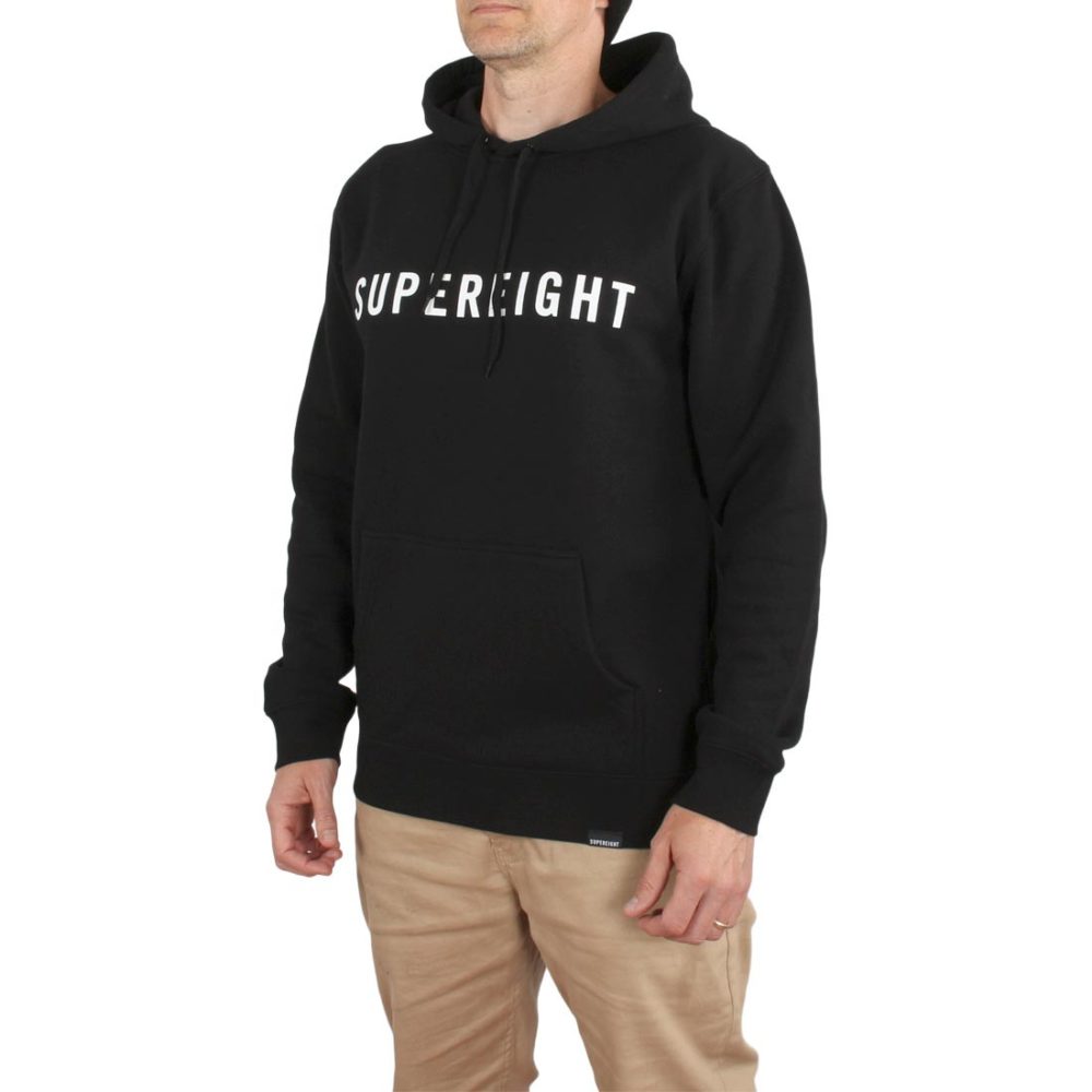 Supereight Supply Co Horizontal Pullover Hoodie – Black