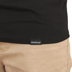 Supereight Supply Co Horizontal S/S T-Shirt - Black