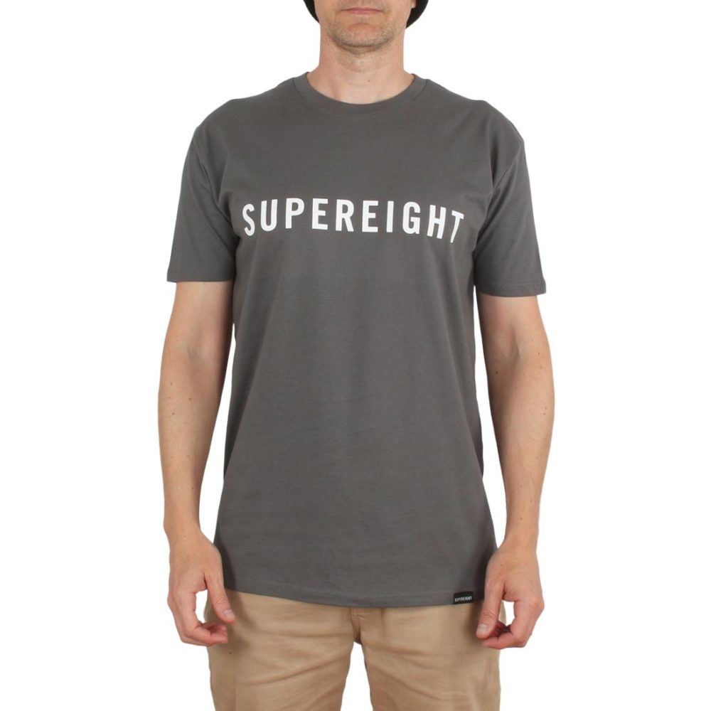 Supereight Supply Co Horizontal S/S T-Shirt – Charcoal