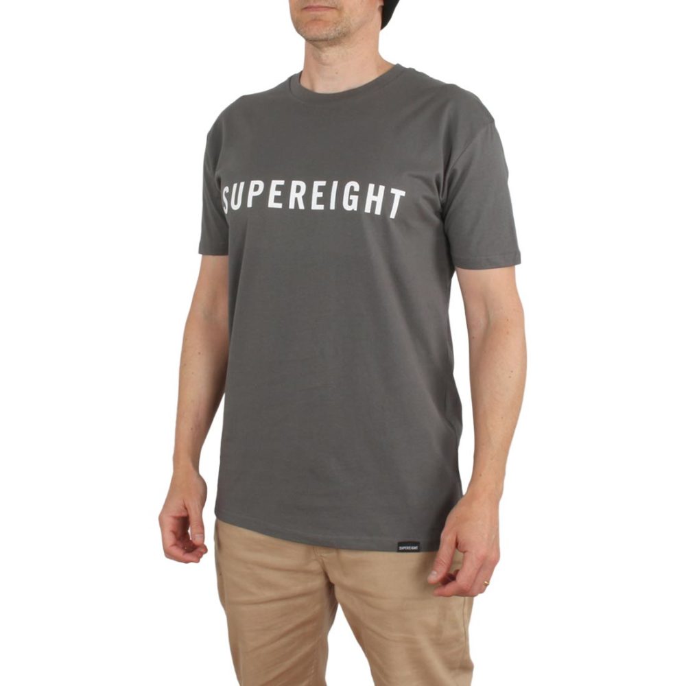 Supereight Supply Co Horizontal S/S T-Shirt – Charcoal