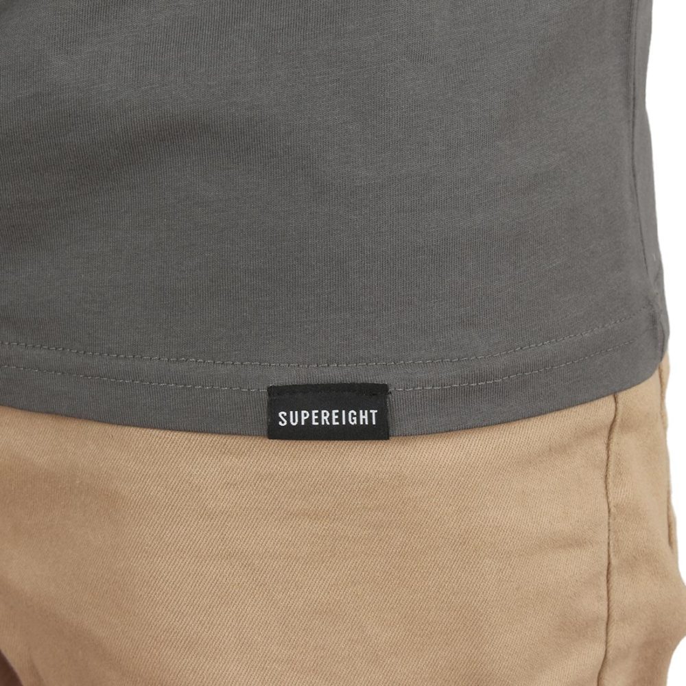 Supereight Supply Co Horizontal S/S T-Shirt – Charcoal