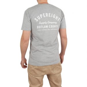 Supereight Supply Co Outlaw S/S T-Shirt - Athletic Heather