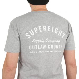 Supereight Supply Co Outlaw S/S T-Shirt - Athletic Heather