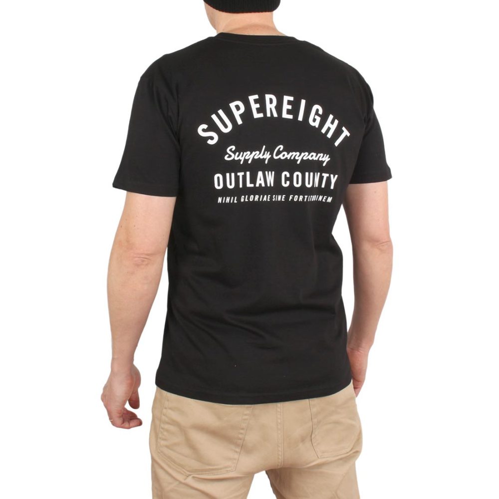 Supereight Supply Co Outlaw S/S T-Shirt – Black
