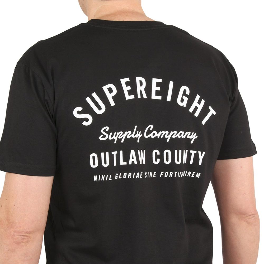 Supereight Supply Co Outlaw S/S T-Shirt – Black