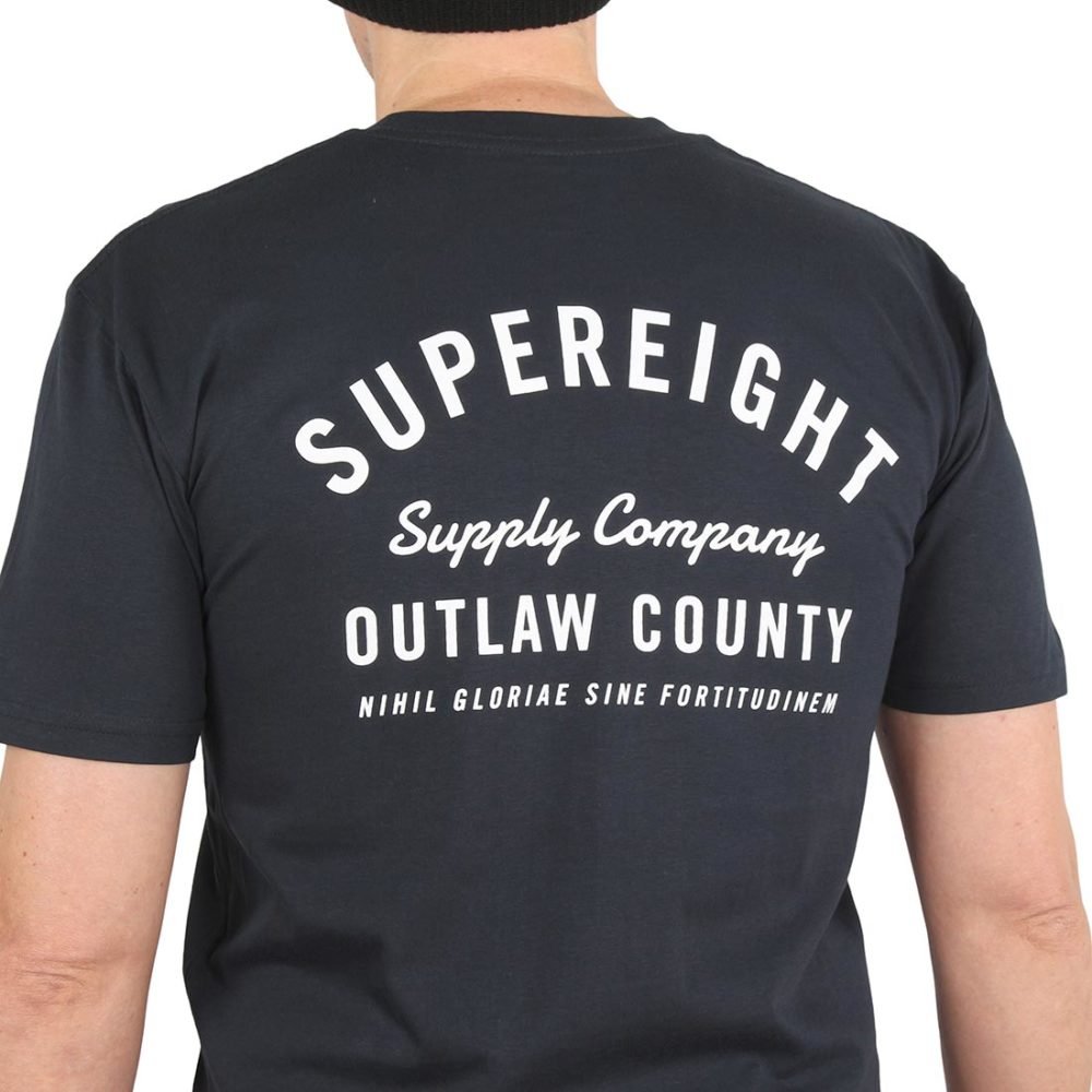 Supereight Supply Co Outlaw S/S T-Shirt – Navy