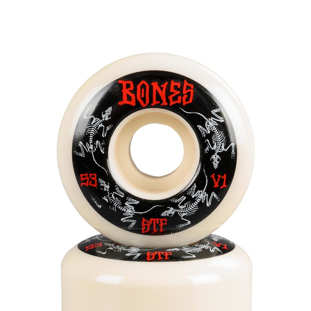 Bones STF V1 Series 53mm Wheels – White