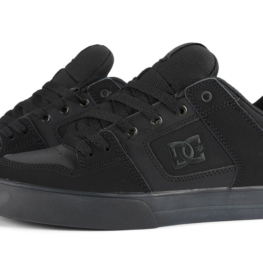 DC Pure Skate Shoes - Black/Pirate Black