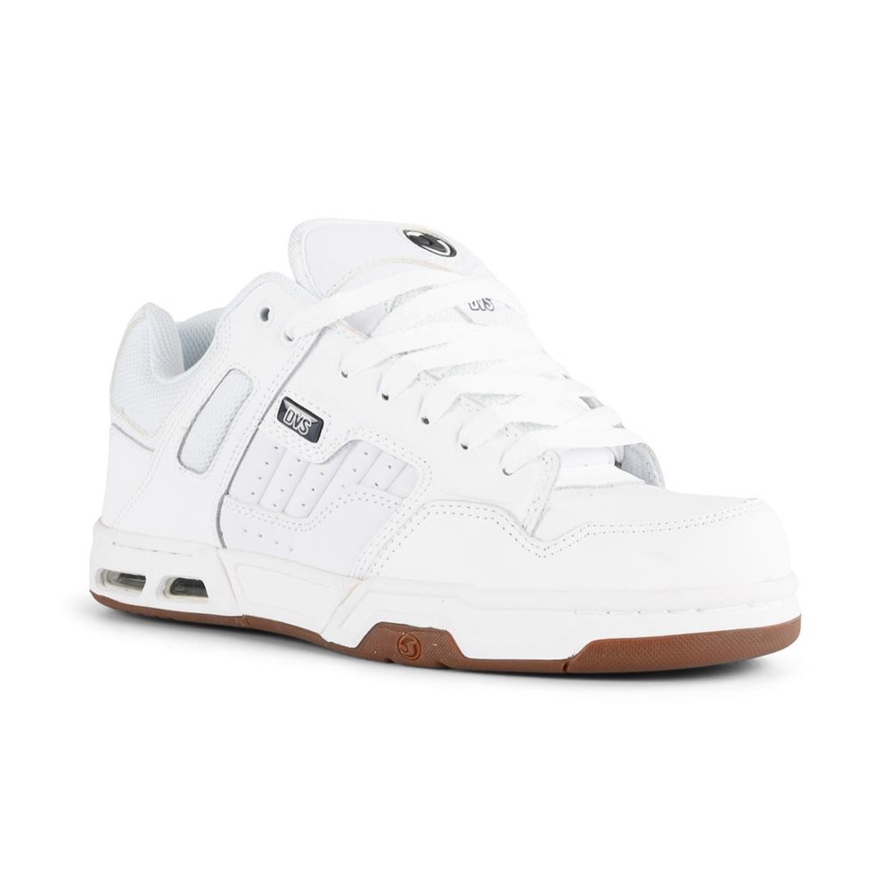 DVS Enduro Heir Skate Shoes - White/Gum