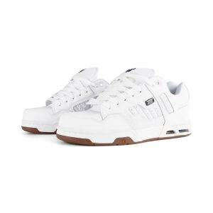 DVS Enduro Heir Skate Shoes - White/Gum