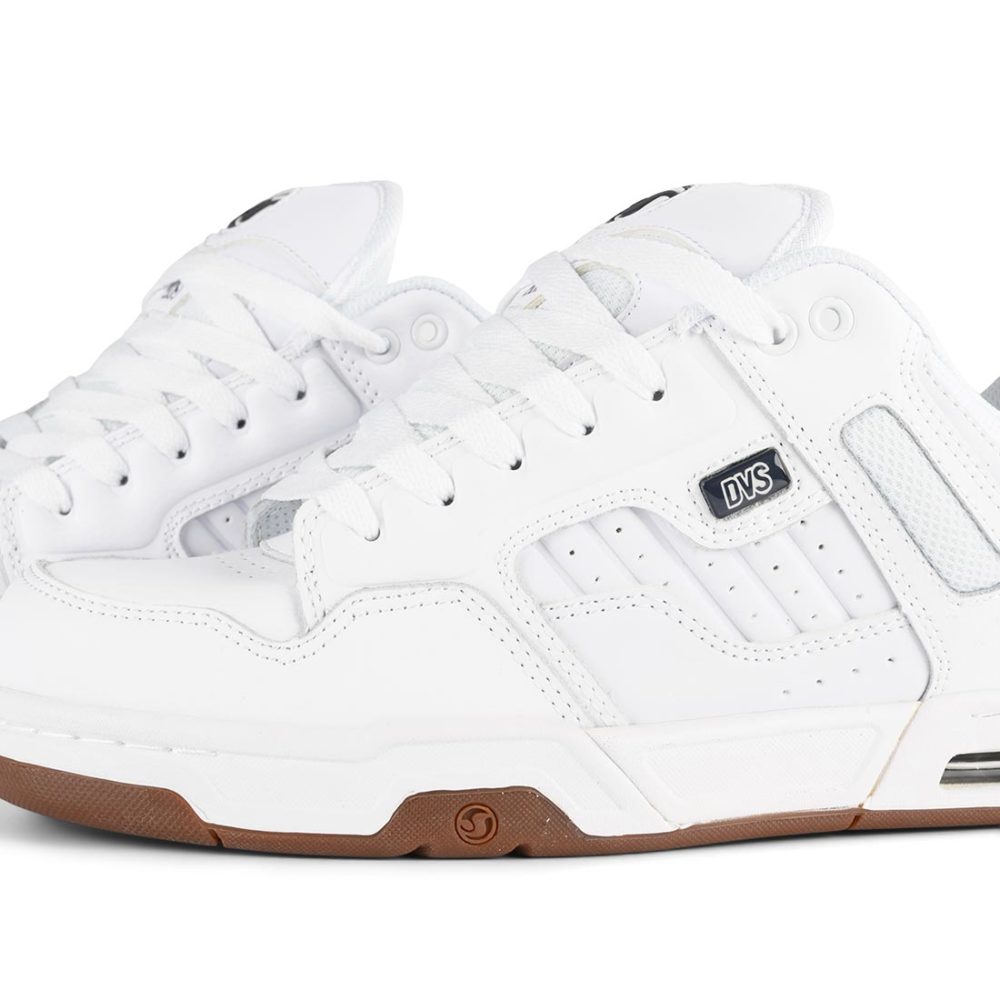 DVS Enduro Heir Skate Shoes - White/Gum