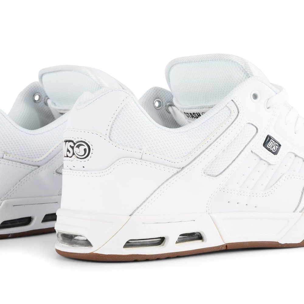 DVS Enduro Heir Skate Shoes - White/Gum