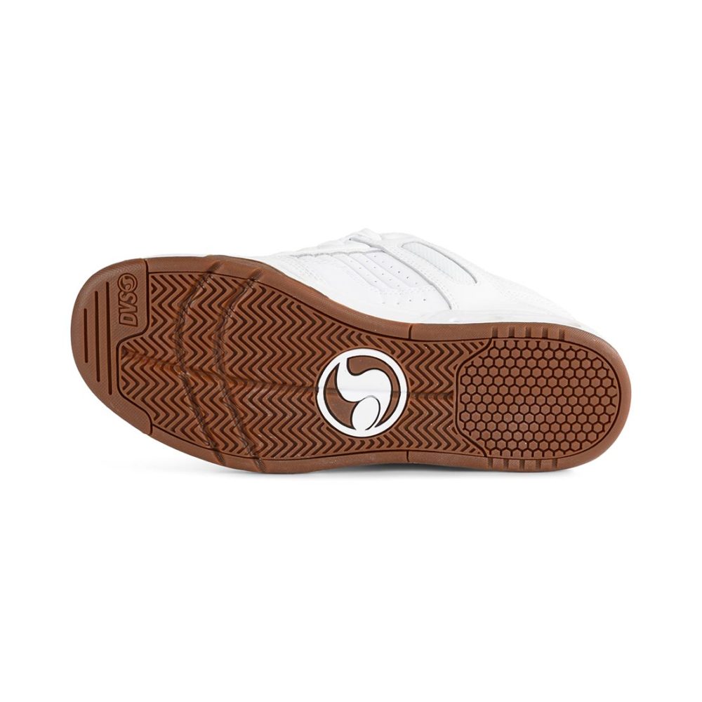 DVS Enduro Heir Skate Shoes - White/Gum