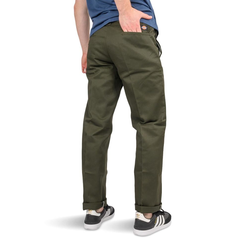 Dickies 873 Slim Straight Work Pant - Olive Green