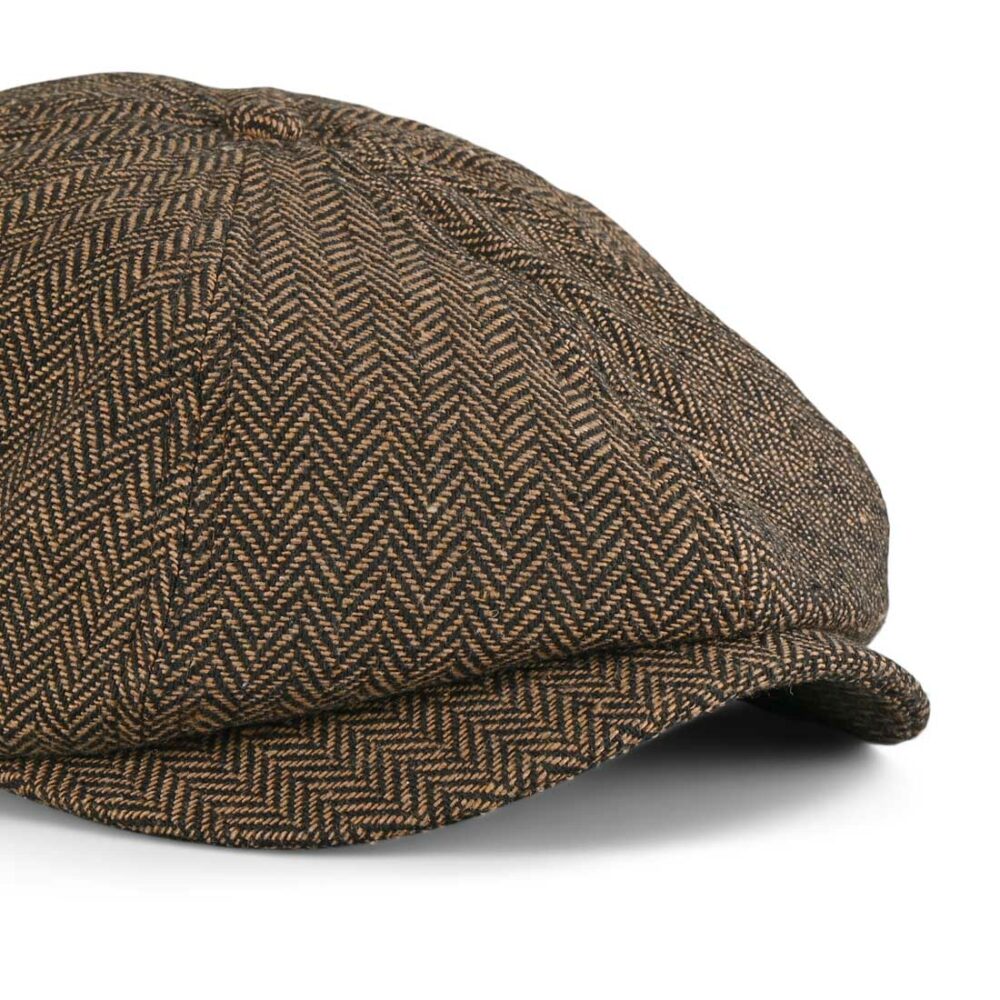 Brixton Brood Snap Cap - Brown/Khaki