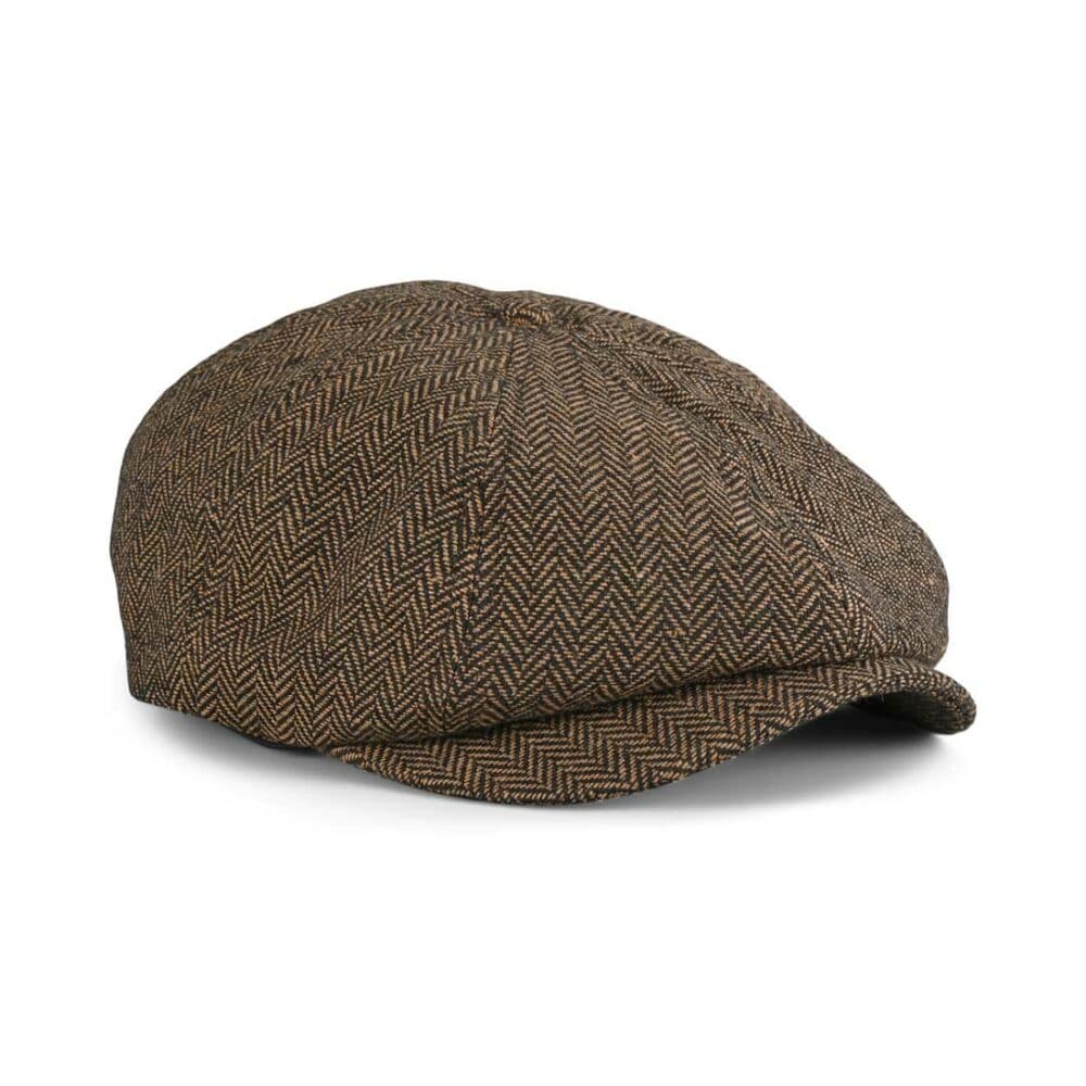 Brixton Brood Snap Cap - Brown/Khaki