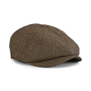 Brixton Brood Snap Cap - Brown/Khaki