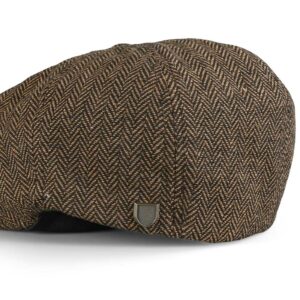 Brixton Brood Snap Cap - Brown/Khaki
