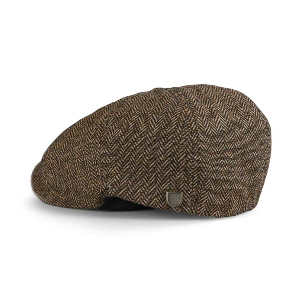 Brixton Brood Snap Cap - Brown/Khaki