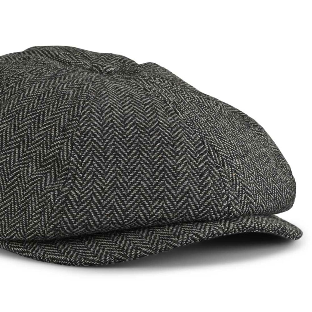 Brixton Brood Snap Cap - Grey/Black