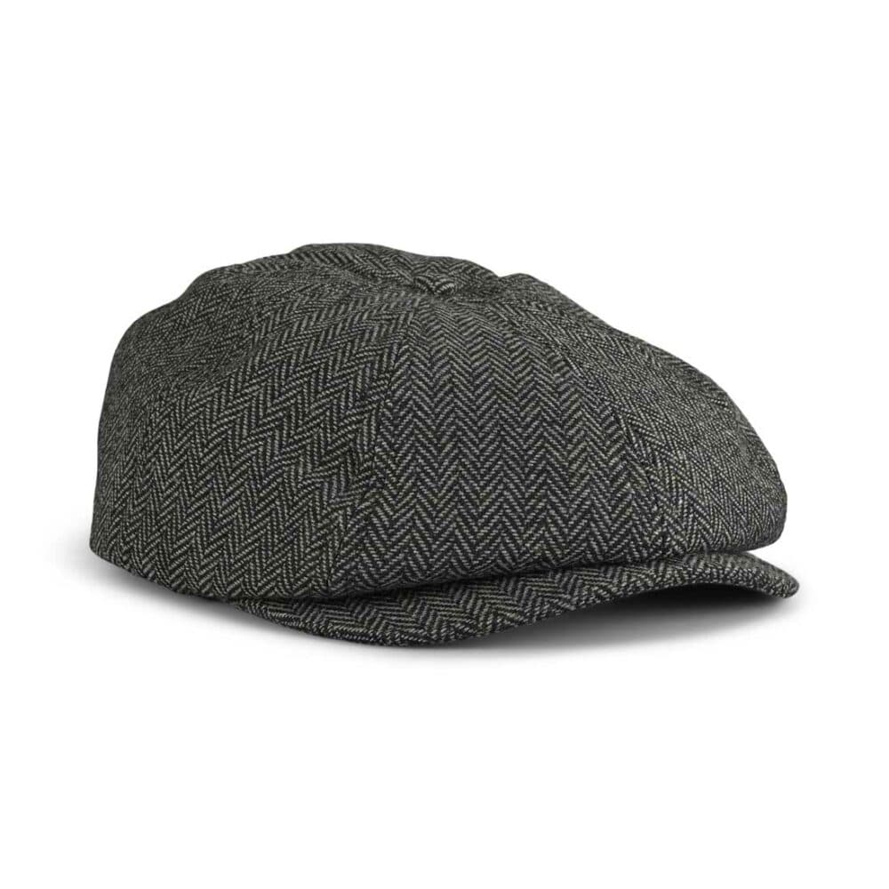 Brixton Brood Snap Cap - Grey / Black