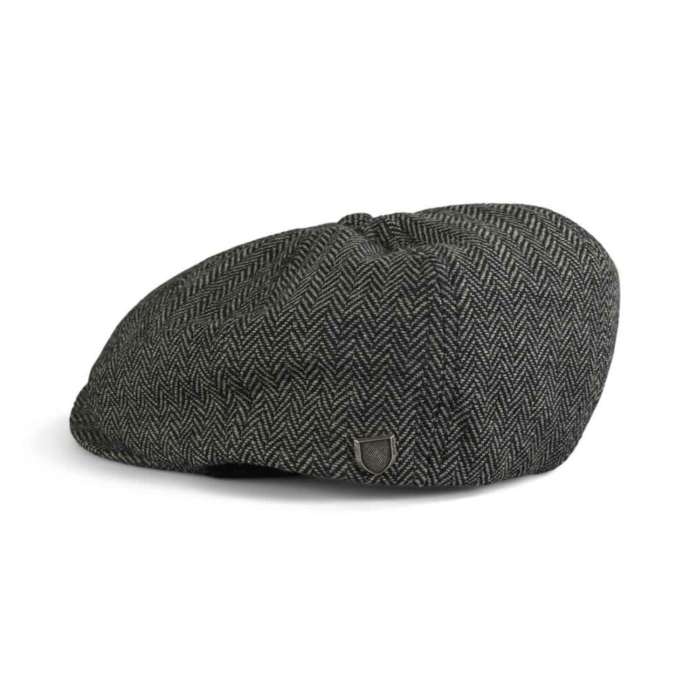 Brixton Brood Snap Cap - Grey / Black