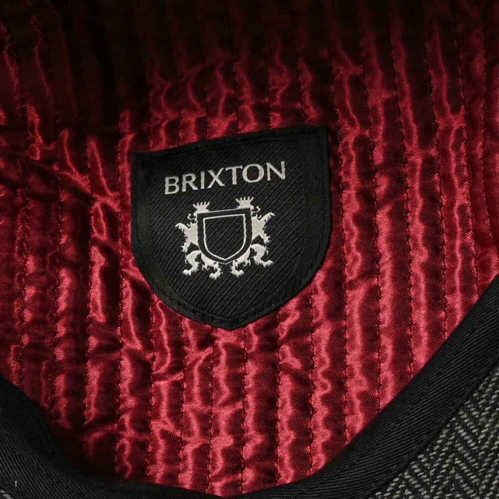 Brixton Brood Snap Cap - Grey / Black