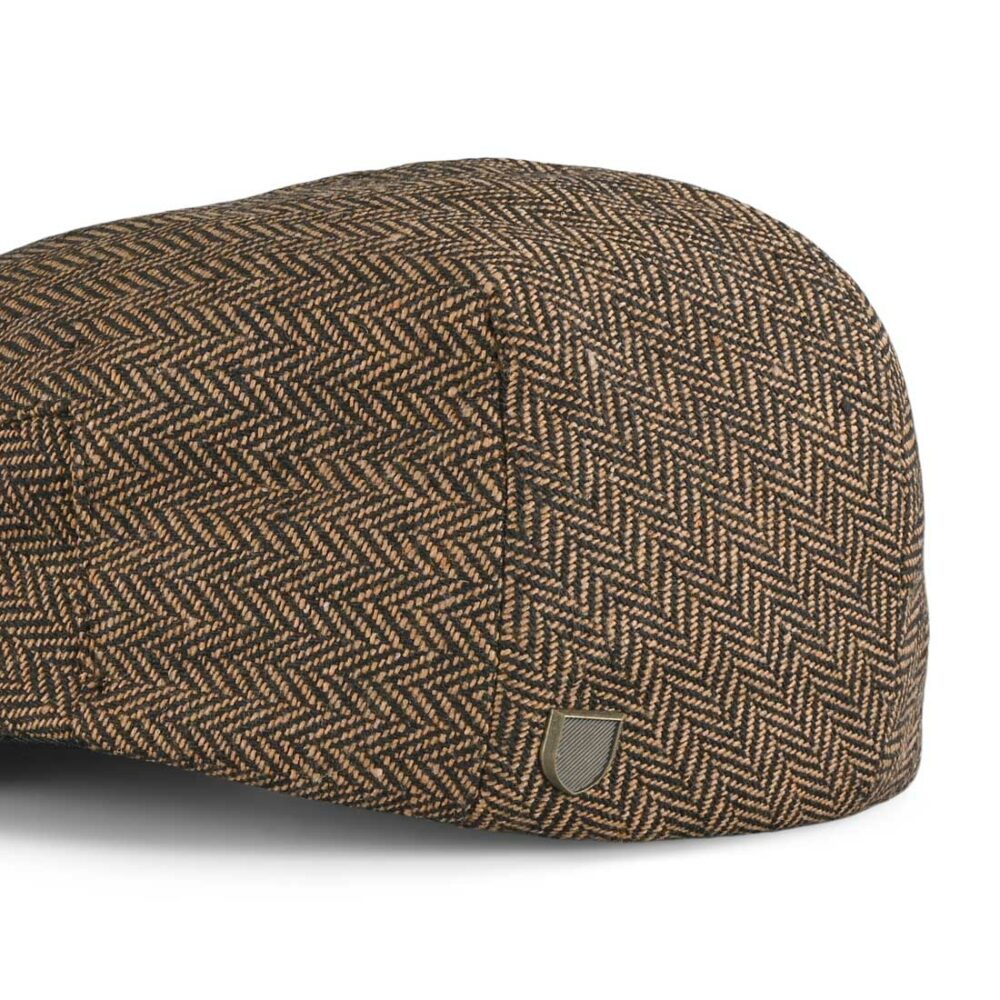 Brixton Hooligan Snap Flat Cap - Brown/Khaki