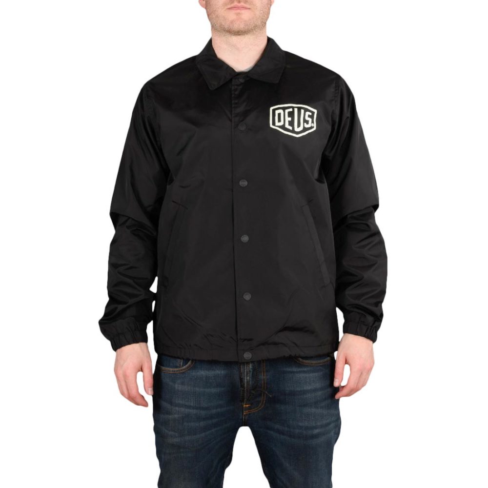 Deus Ex Machina Tokyo Address Coach Jacket - Black