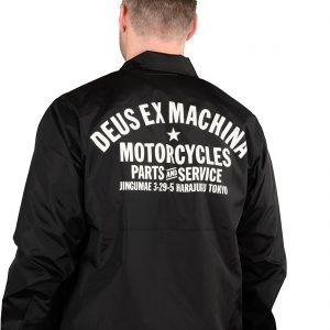 Deus Ex Machina Tokyo Address Coach Jacket - Black