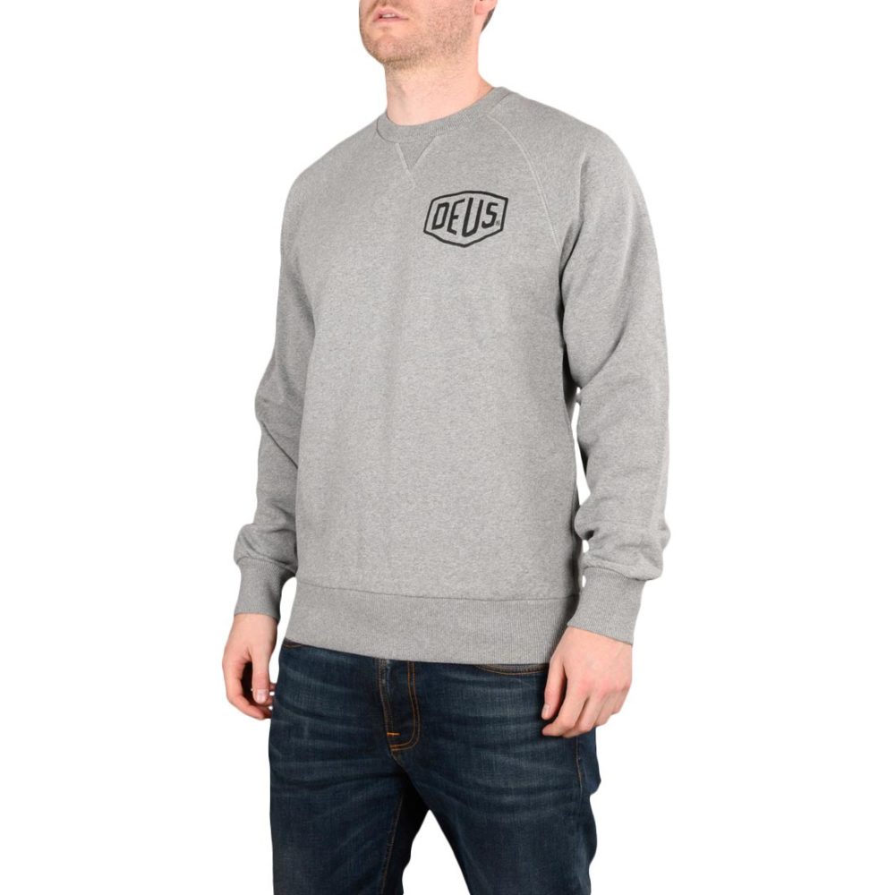 Deus Ex Machina Tokyo Address Crew Sweater - Grey Marle