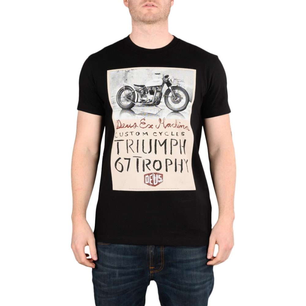 Deus Ex Machina Triumph Trophy S/S T-Shirt - Black