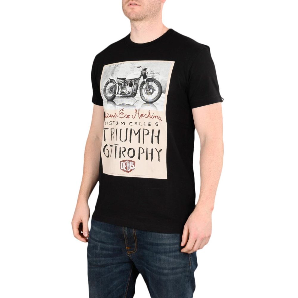 Deus Ex Machina Triumph Trophy S/S T-Shirt - Black