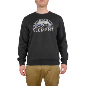 Element Odyssey Crew Sweater - Flint Black