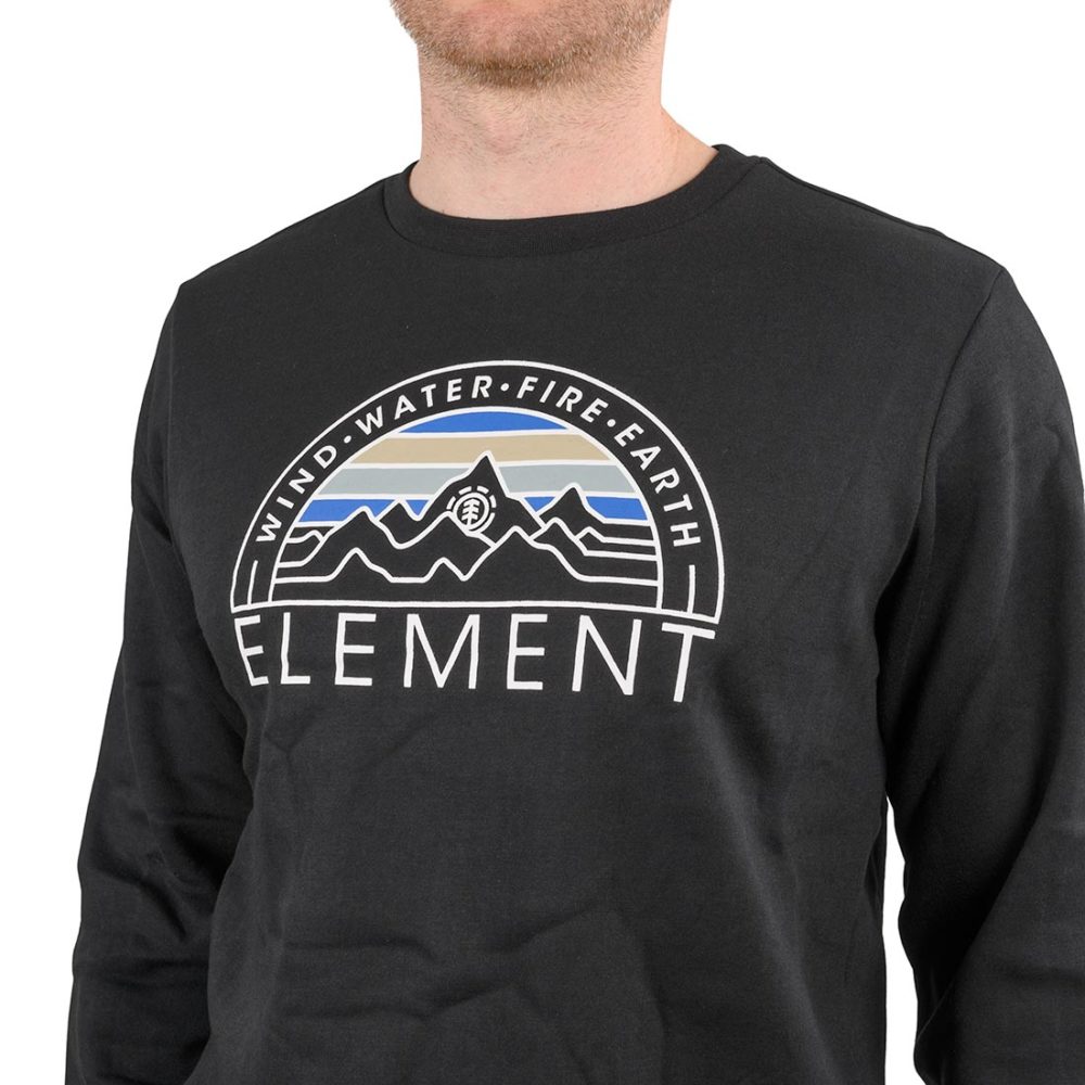 Element Odyssey Crew Sweater – Flint Black